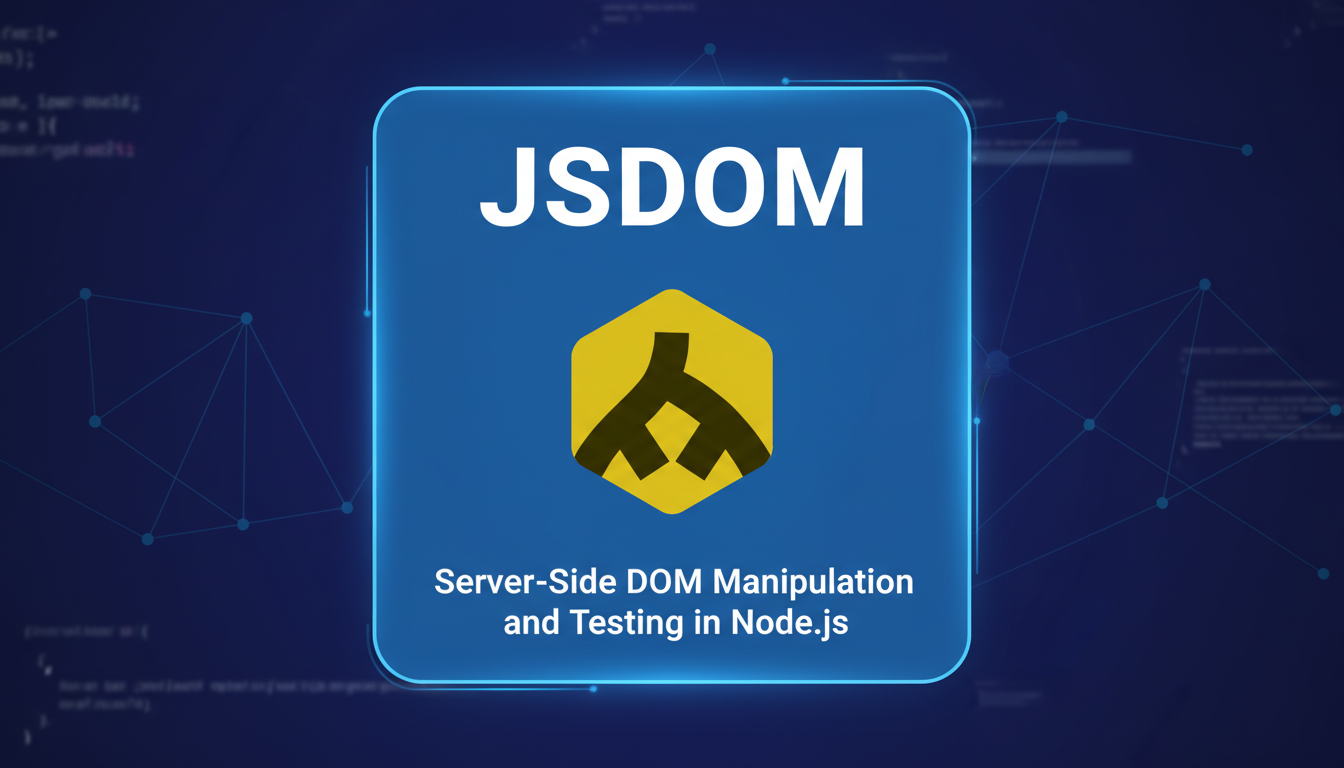 jsdom – Server-Side DOM Manipulation and Testing in Node.js